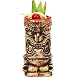 JSXLJ Copas de cóctel Juego de 1 - Hawaiian Luau Party Vasos de cerámica Tazas Vasos, Lindos vasos de cóctel exóticos